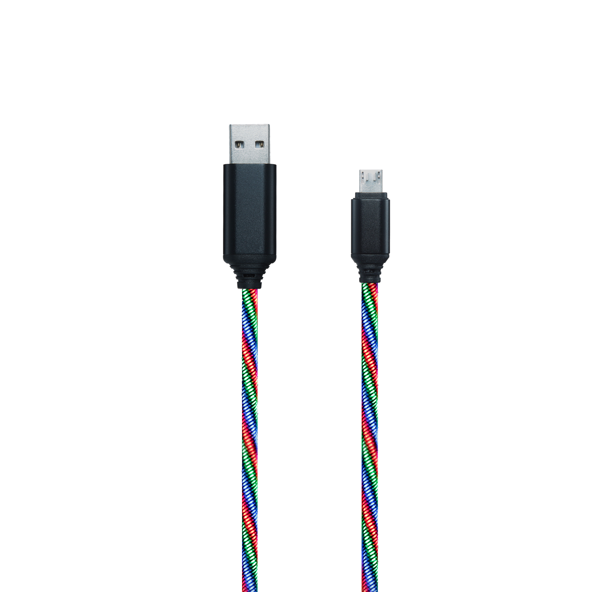 Bild von USB Datenkabel "Tricolor" - mit LED-Beleuchtung - 100cm