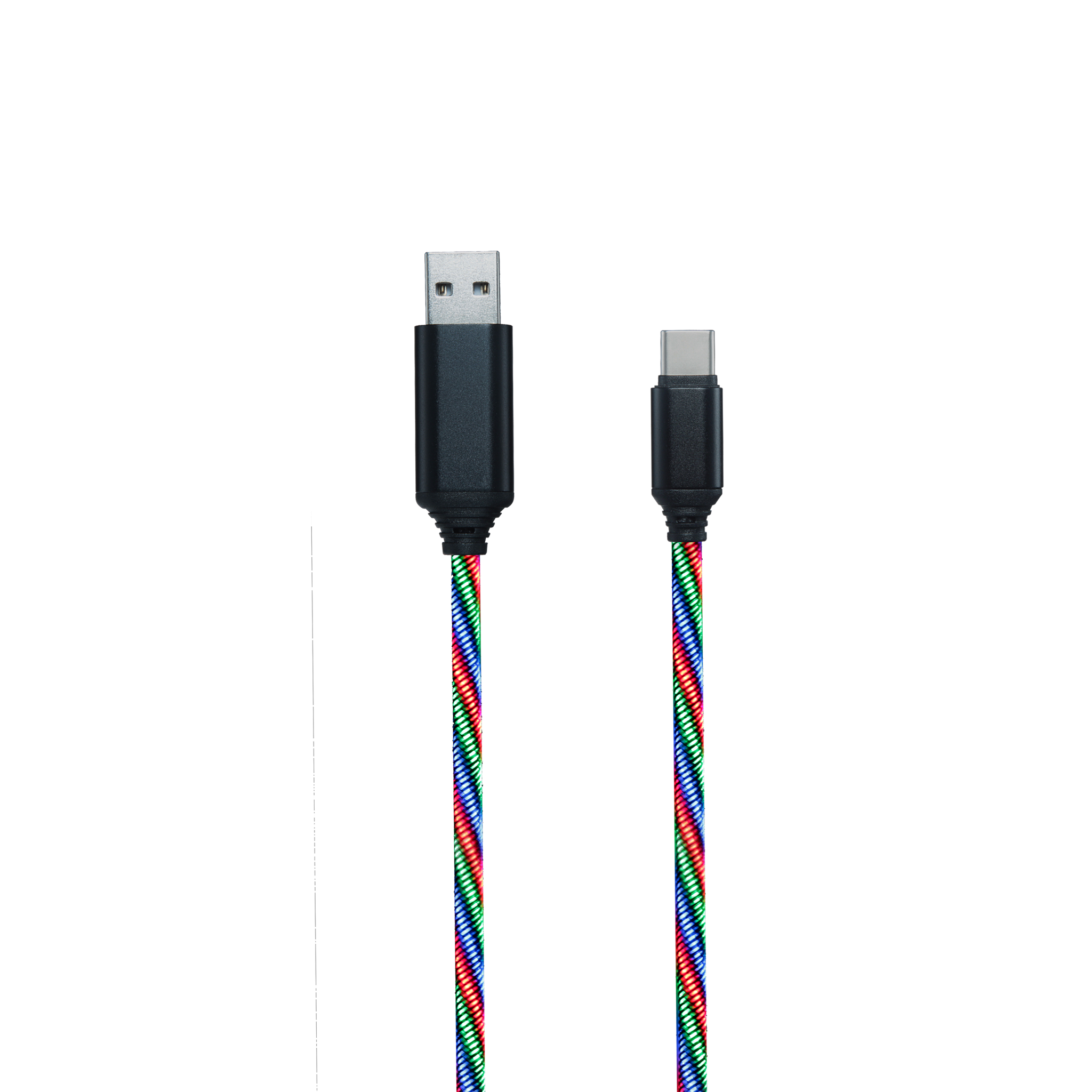 Bild von USB Datenkabel "Tricolor" - mit LED-Beleuchtung - 100cm